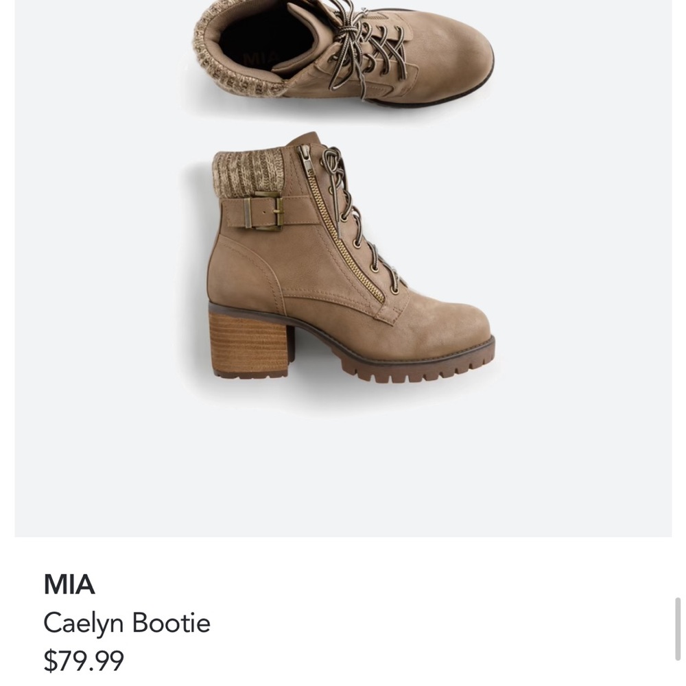 MIA winter boots size 8